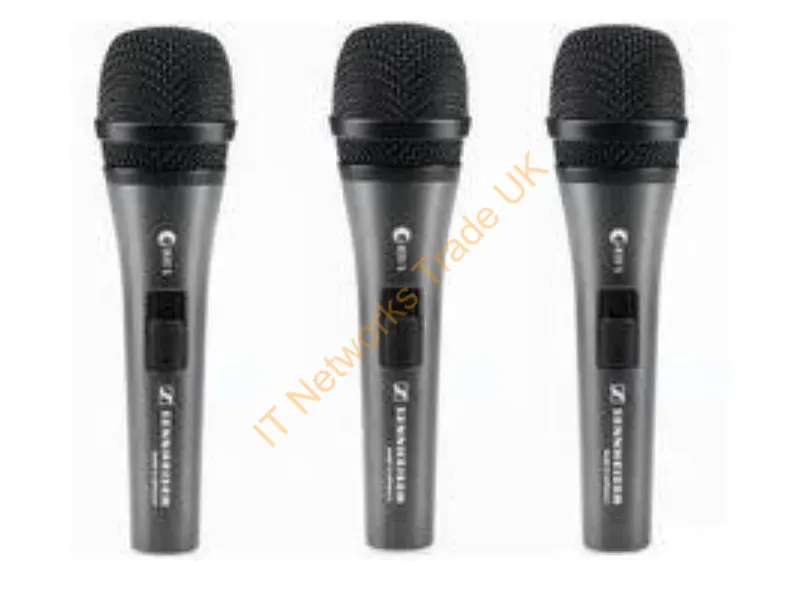 507359 - Sennheiser 3-PACK e835-S Stage/performance microphone Black, Grey