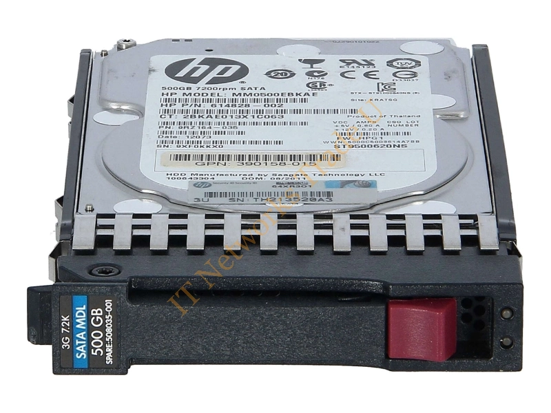 507750-B21R - HP 500GB 3G SATA 7.2K rpm SFF (2.5-inch) Midline 1yr Warranty Hard Drive 500GB Serial ATA internal hard drive