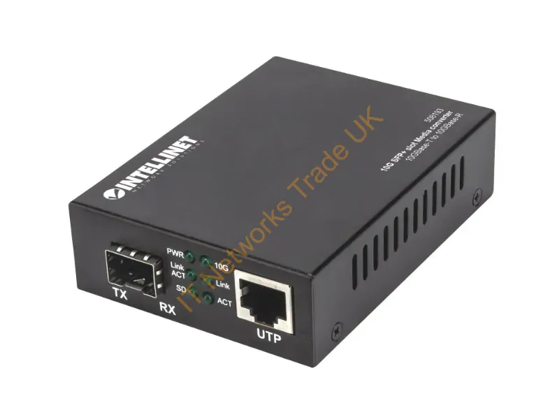 508193 - Intellinet 508193 Network Media Converter 10000 Mbit/S Black