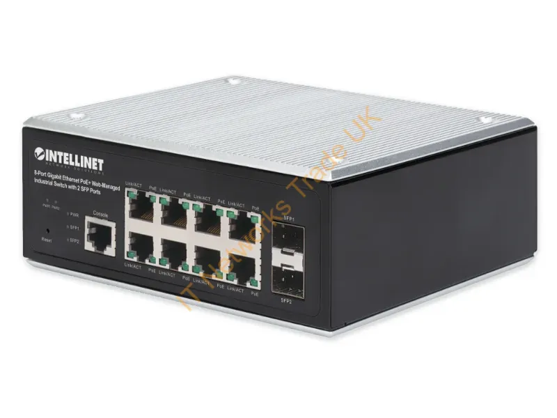 508278 - Intellinet 508278 Network Switch Managed L2+/L3 Gigabit Ethernet (10/100/1000) Power Over Ethernet (Poe) Black