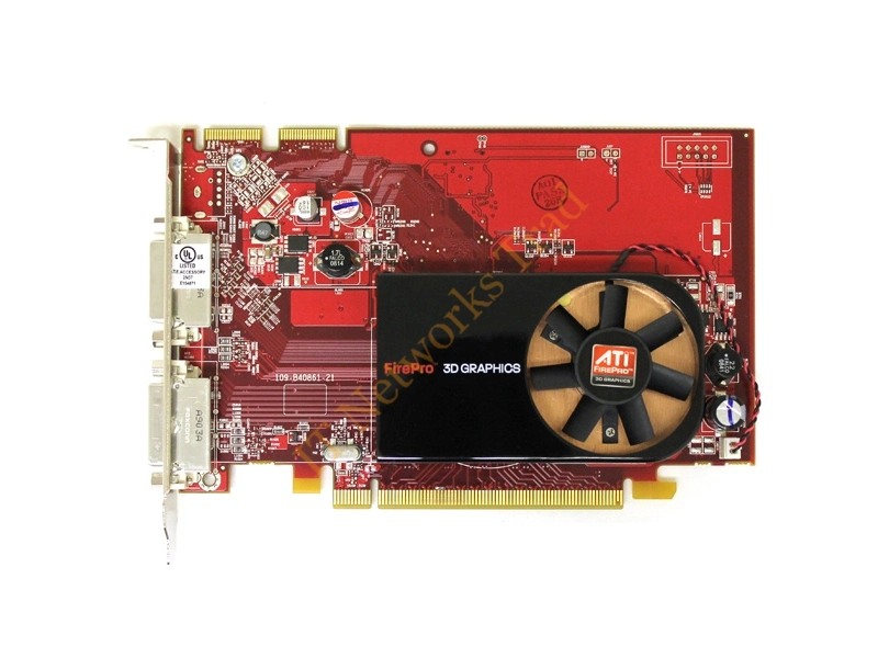 508279-001 HP ATI FirePro V3700 256MB GDDR3 DVI-I PCI-Express x16 Video Graphics Card