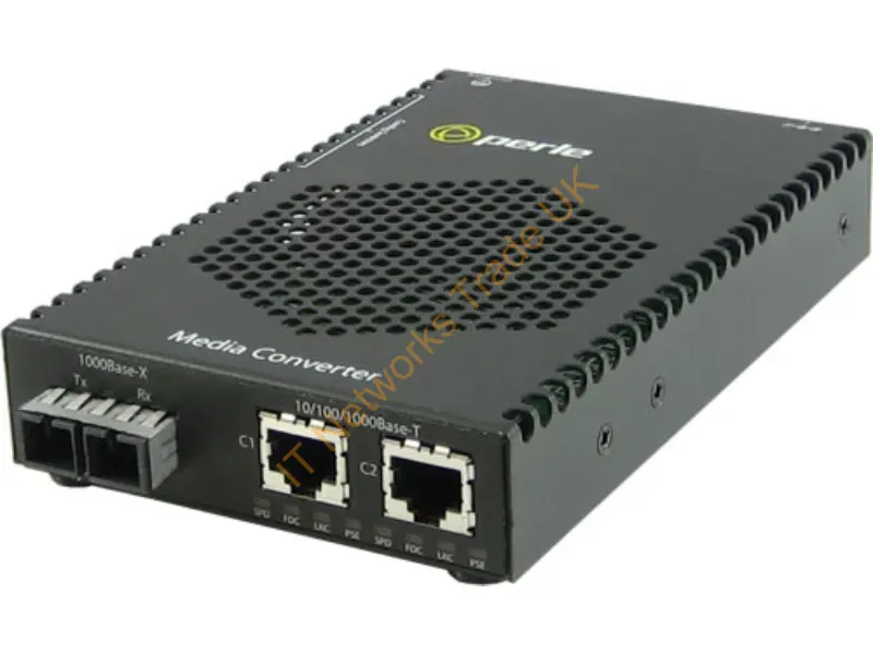 5083044 - Perle S-1110Dpp-S2Sc10 Network Media Converter 1000 Mbit/S 1310 Nm Multi-Mode, Single-Mode