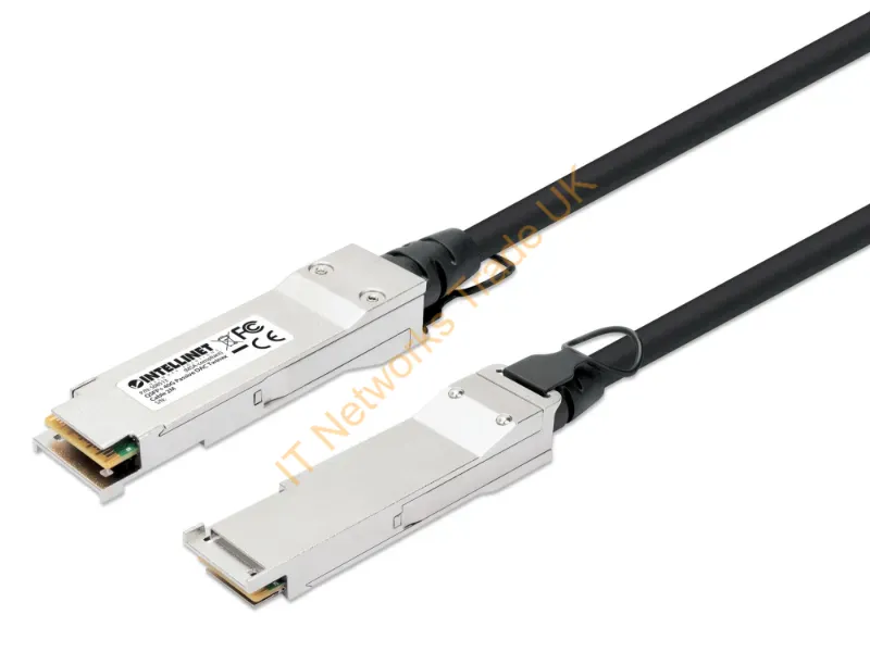 508513 - Intellinet 2m 40G QSFP+ Passive Direct Attach Copper Twinax Cable 30AWG MSA QSFP-H40G-CU2M compatible