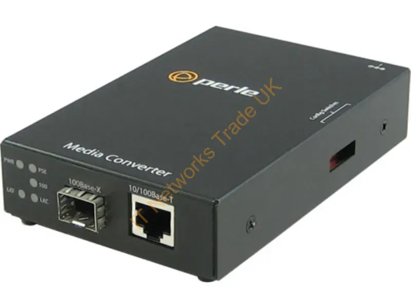 5090360 - Perle S-110Pp-Sfp-Xt Network Media Converter 100 Mbit/S Multi-Mode, Single-Mode Black