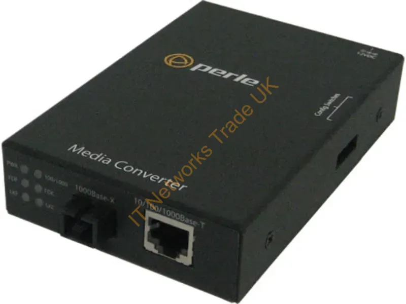 5090730 - Perle S-1110-S1Sc10U-Xt Network Media Converter 1000 Mbit/S 1490 Nm Single-Mode Black