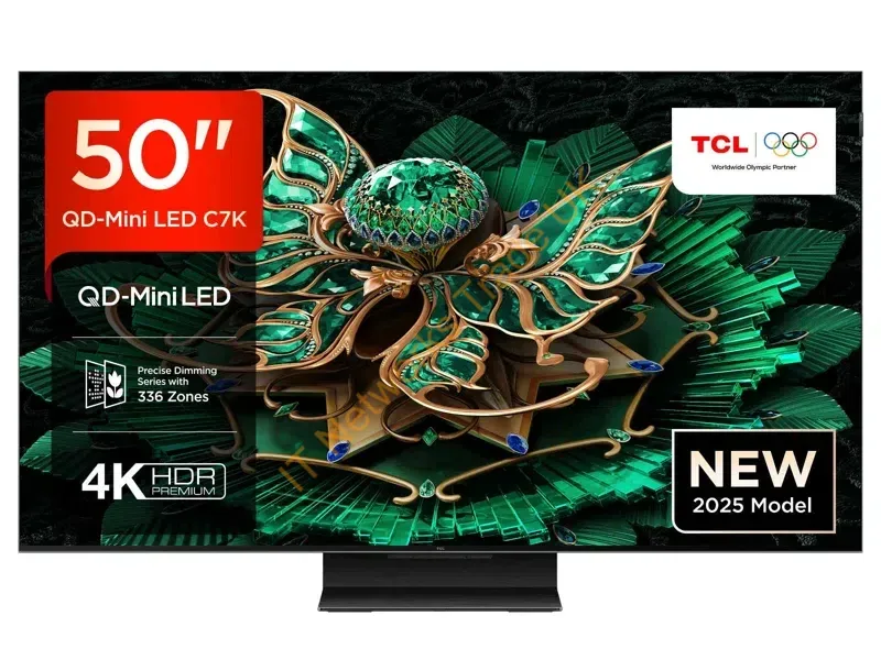 50C7K-UK - TCL 50C7K-UK TV 127 cm (50") 4K Ultra HD Smart TV Wi-Fi Black 3000 cd/m�