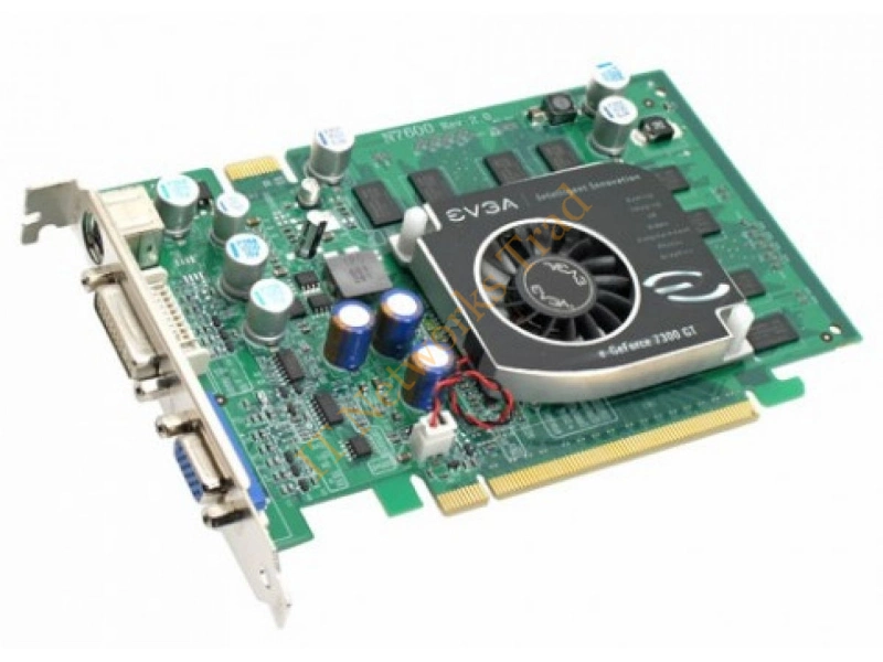 512-A8-N501-LR EVGA -GeForce 7300GT 512MB 128-Bit DDR2 AGP 4x/8x DVI/ D-Sub/ HDTV/ S-Video/ Composite Out Video Graphics Card