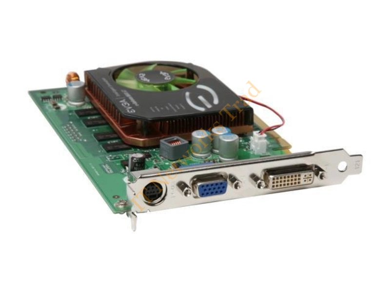 512-P2-N757-K1 EVGA -GeForce 8600 GT 512MB 128-Bit GDDR3 PCI Express x16 Dual DVI/ HDTV/ S-Video Out/ HDCP Ready/ SLI Support Video Graphics Card