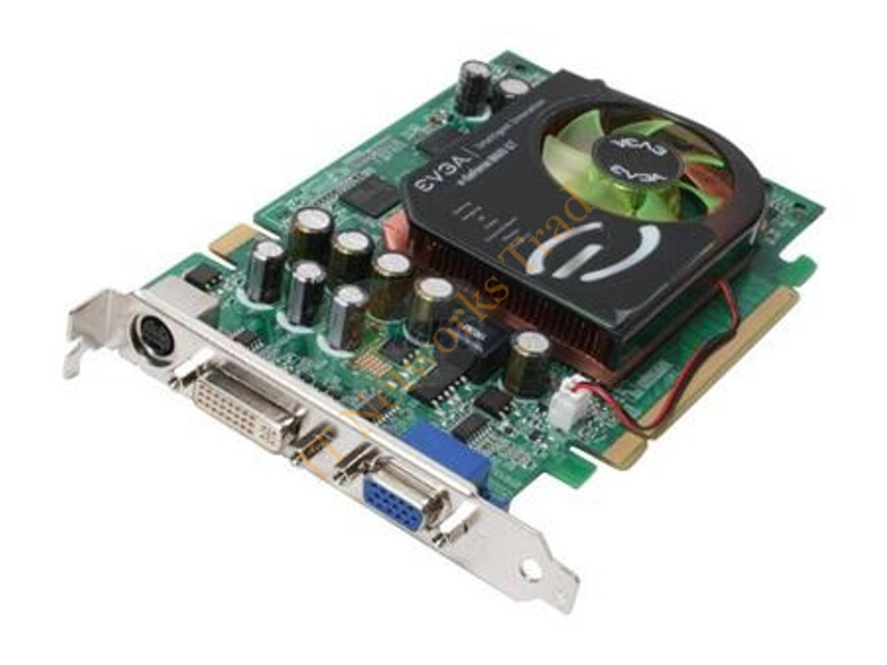 512-P2-N757-LR EVGA -GeForce 8600 GT 512MB 128-Bit GDDR3 PCI Express x16 Dual DVI/ HDTV/ S-Video Out/ HDCP Ready/ SLI Support Video Graphics Card