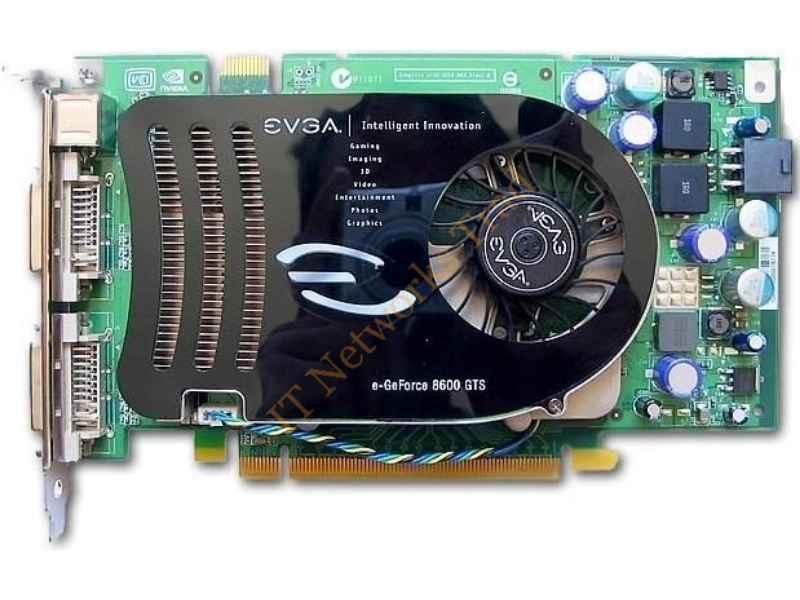 SKU: 512-P2-N773-LA - EVGA -GeForce 8600 GTS 512MB GDDR3 128-Bit PCI-Express x16 Dual DVI - Video Graphic Card