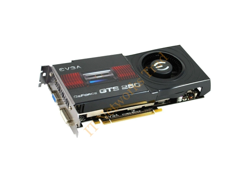 512-P3-1150-K3 EVGA -GeForce GTS 250 512MB 256-Bit GDDR3 PCI Express 2.0 x16 HDCP Ready/ SLI Supported Video Graphics Card