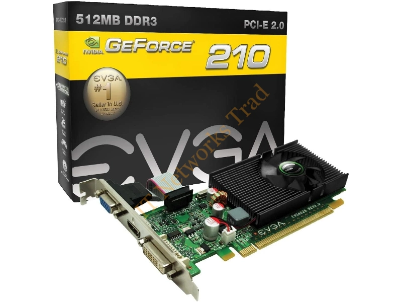 512-P3-1215-AR EVGA -GeForce 210 512MB 64-Bit DDR3 PCI Express 2.0 x16 HDCP Ready Video Graphics Card