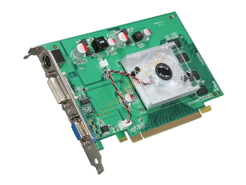 512-P3-1301-KS EVGA -e-GeForce 8400 GS 512MB DDR3 32-Bit PCI Express 2.0 x16 DVI-I/ HDMI/ VGA Video Graphics Card