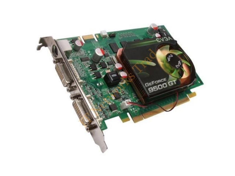 512-P3-N953-R1 EVGA -GeForce 9500 GT 512MB DDR2 PCI Express 2.0 DVI/ HDTV/ VGA Video Graphics Card