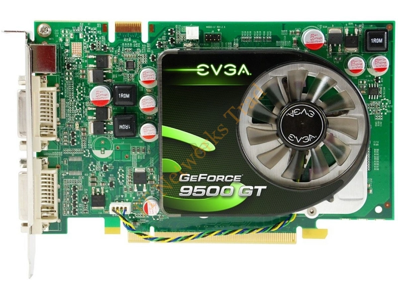 512-P3-N956-A1 EVGA -GeForce 9500GT 512MB DDR3 PCI Express DVI Video Graphics Card