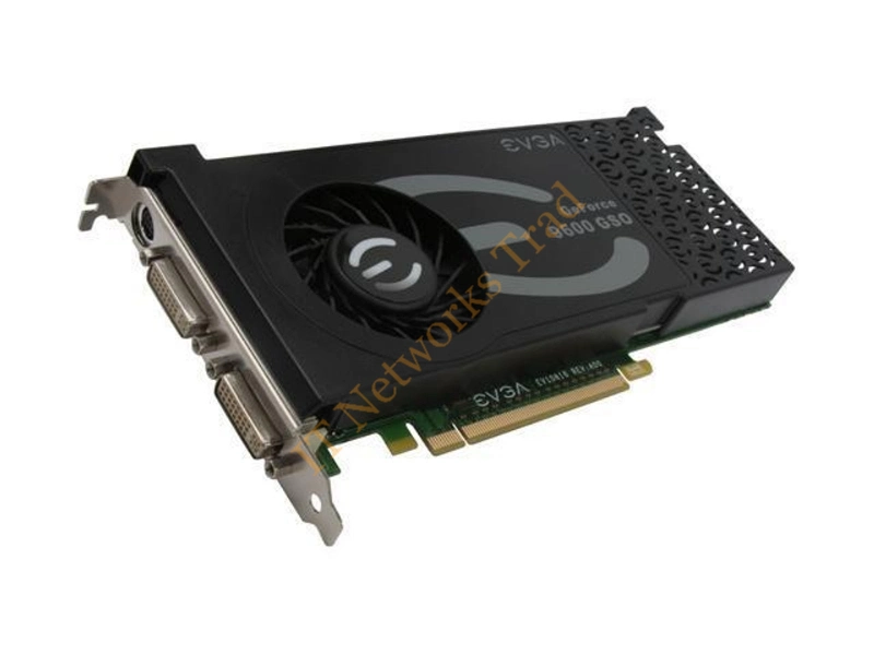 512-P3-N963-KR EVGA -GeForce 9600 GSO 512MB 256-Bit GDDR3 PCI Express 2.0 x16 Dual DVI/ HDTV/ S-Video Out/ HDCP Ready SLI Support Video Graphics Card