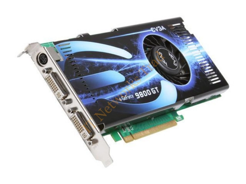 512-P3-N973-KR EVGA -GeForce 9800 GT 512MB 256-Bit GDDR3 PCI Express 2.0 x16 HDTV/ S-Video Out/ Dual DVI Video Graphics Card