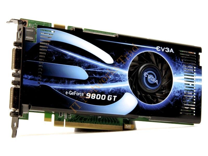 512-P3-N973-R1 EVGA -GeForce 9800 GT 512MB GDDR3 PCI Express 2.0 x16 Dual Link DVI-I/ HDTV Video Graphics Card