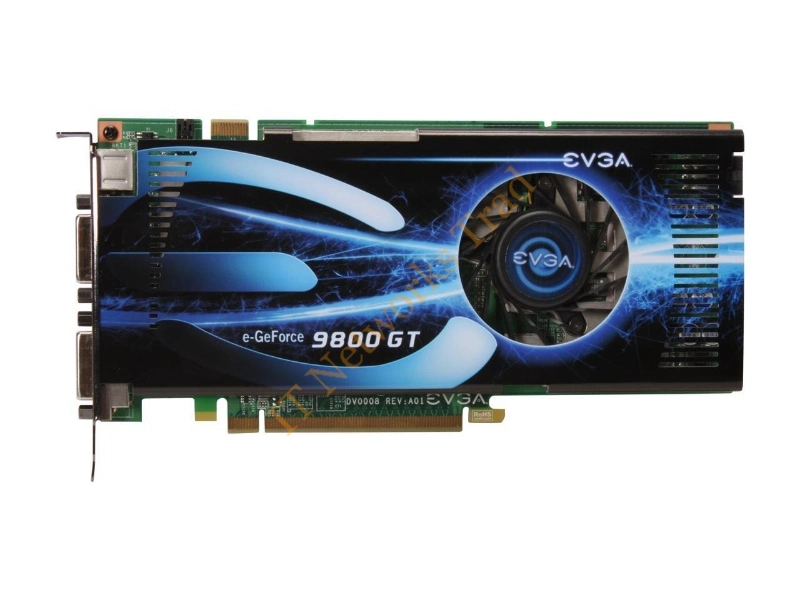 512-P3-N980-B1 EVGA -GeForce 9800 GT Hybrid Power 512MB GDDR3 256-Bit PCI Express 2.0 Video Graphics Card