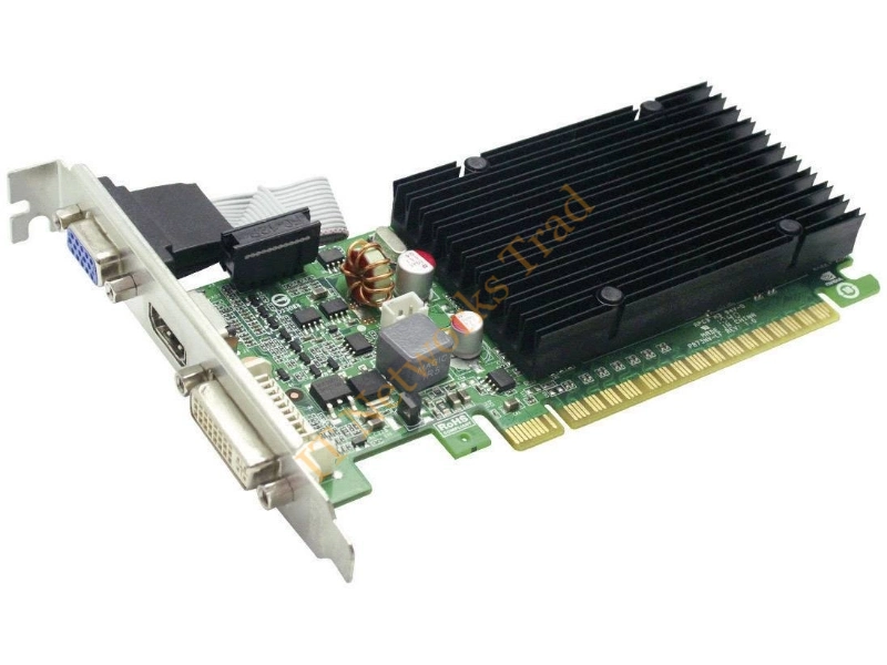 512P2N738LR EVGA -GeForce 8400GS 512MB 64-Bit DDR2 PCI Express x16 DVI/ D-Sub/ HDTV/ S-Video Out/ HDCP Ready Video Graphics Card