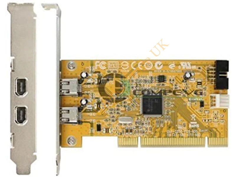 515182-001 HP Dual Port PCI-Express Ieee 1394 Firewire Full Height Interface Card Network Adapter