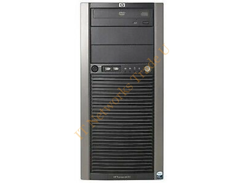 515866-001 HP ProLiant ML310 G5 1x Intel -Core-2 Quad Q9400/2.66GHz 1GB Ram Dvd-rom Ati Es1000 2x Gigabit Ethernet 1-way-5u Tower Server Server System
