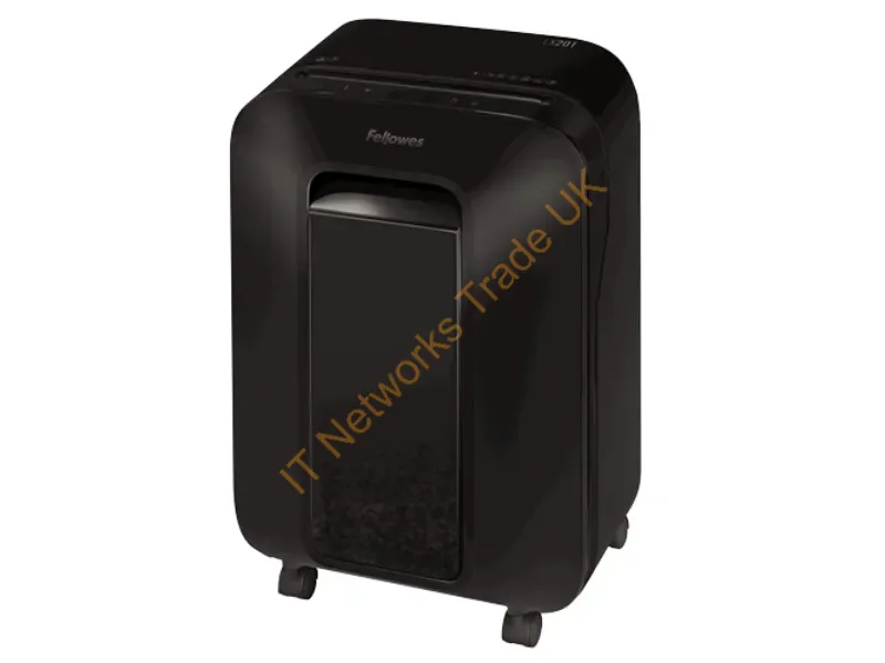 5160001 - Fellowes LX Series LX201 paper shredder Micro-cut shredding 23 cm Black