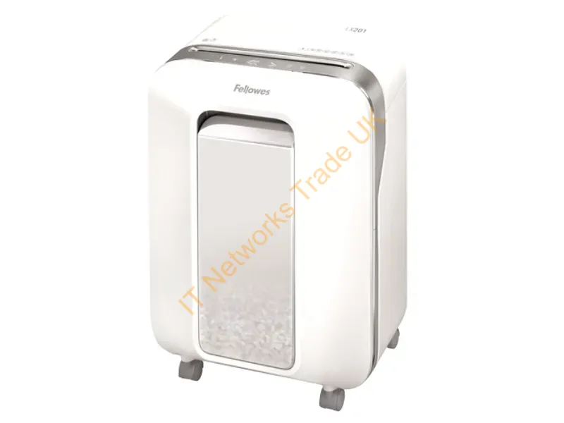 5160101 - Fellowes LX Series LX201 paper shredder Micro-cut shredding 23 cm Silver, White