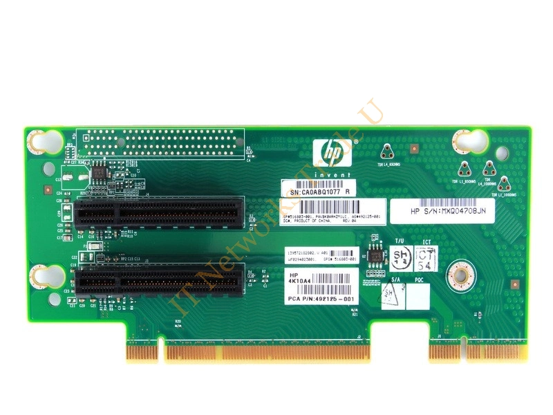 516803-001 HP 2-Slot PCI-Express x8 Riser Card for ProLiant DL180 G6 Server Server Accessory