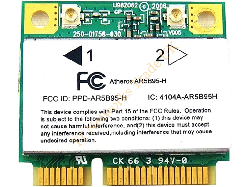 518436-001 HP Atheros AR9285 802.11 a/b/g/n (1x1) WiFi Network Adapter (Most of World)