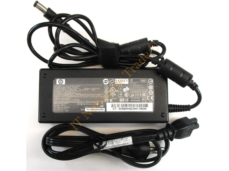 519331-002 HP 120-Watts Pfc AC Smart Power Adapter for Laptops and Docking Stations without Power Cord