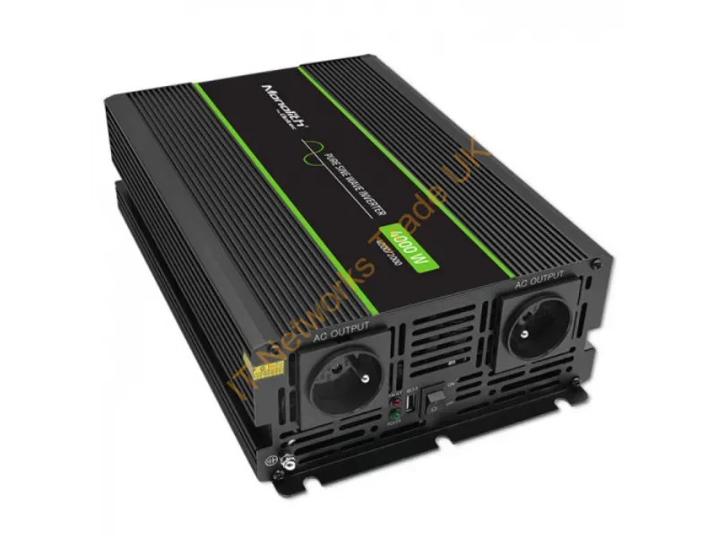 51939 - Qoltec Monolith power adapter/inverter Auto 4000 W Black