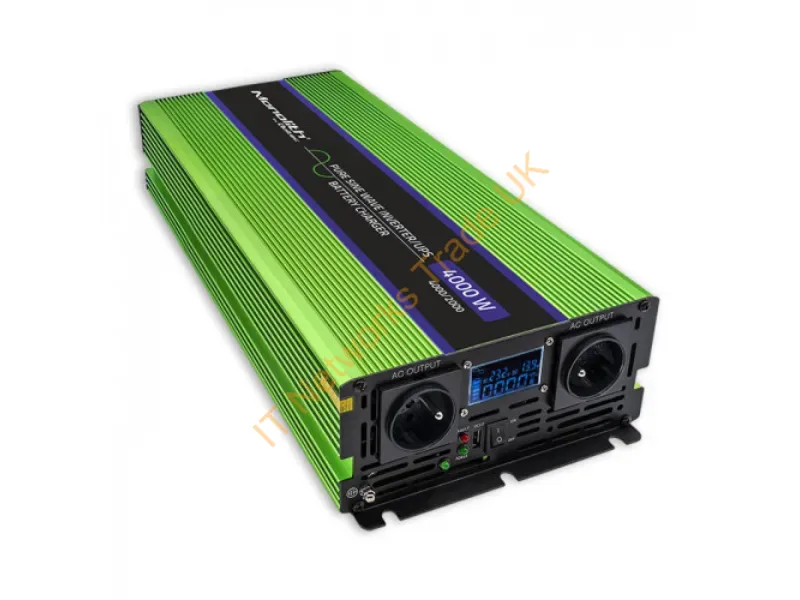 51943 - Qoltec Monolith power adapter/inverter Auto 4000 W Green