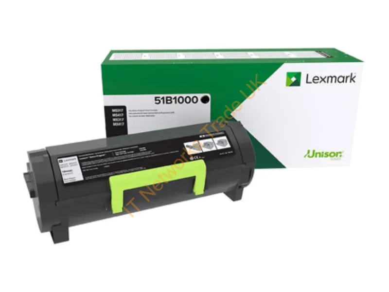 51B1000 - Lexmark 51B1000 Toner Cartridge 1 Pc(S) Original Black