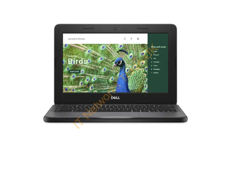 51R7C - Dell Chromebook 3120 Intel N N100 11.6" Hd 4 Gb 64 Gb Flash Wi-Fi 6 (802.11Ax) Chromeos Black