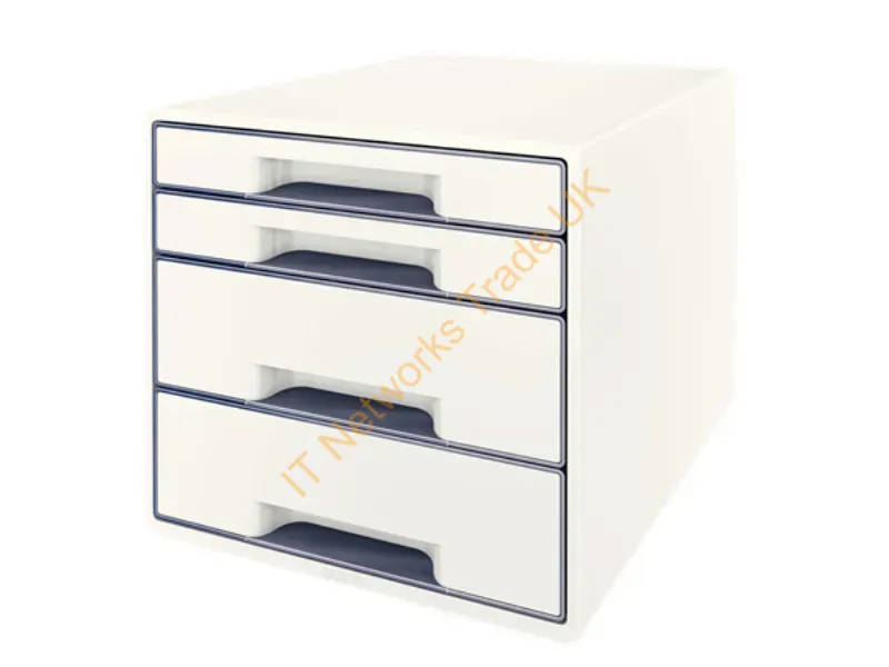 52132001 - Leitz Drawer Cabinet WOW Cube 4-drawer