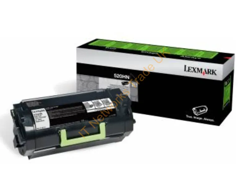 52D0X0N - Lexmark 52D0X0N (520XN) Toner black, 45K pages Accessory