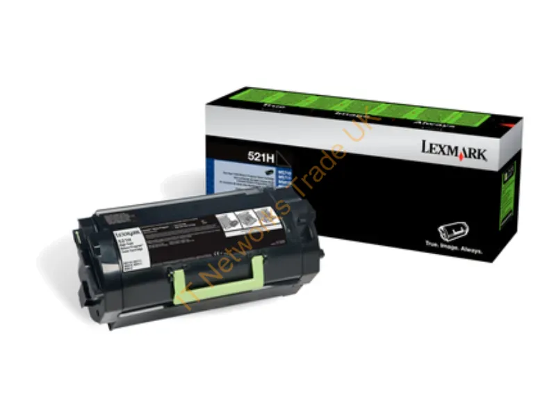 52D1H00 - Lexmark 521H Toner Cartridge 1 Pc(S) Original Black
