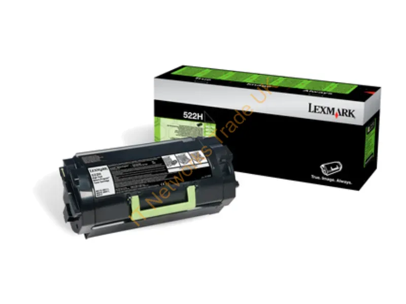 52D2H0E - Lexmark 52D2H0E (522H) Toner black, 25K pages Accessory