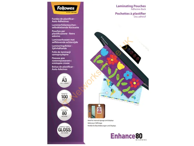 5302302 - Fellowes 5302302 lamination film A3 100 pc(s)