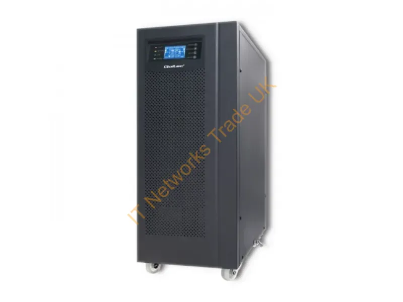 53044 - Qoltec 53044 uninterruptible power supply (UPS) Double-conversion (Online) 10 kVA 8000 W