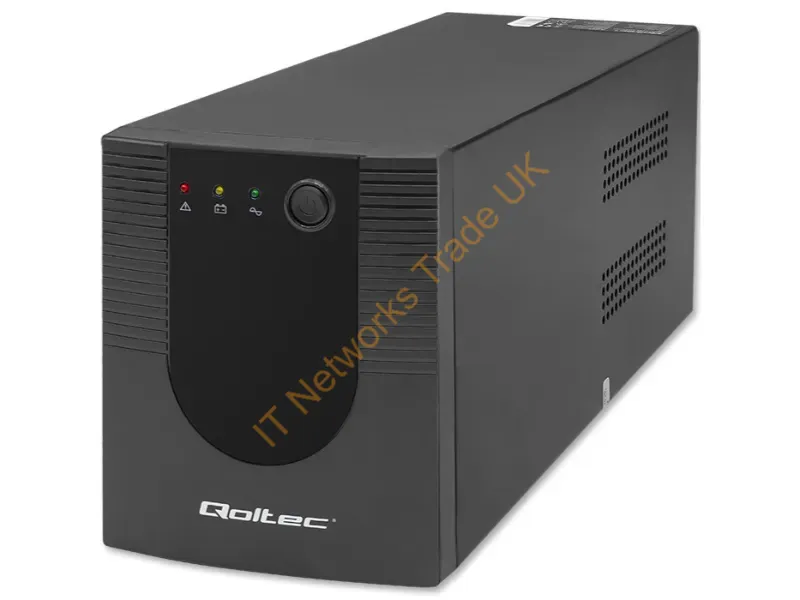 53775 - Qoltec 53775 uninterruptible power supply (UPS) Line-Interactive 1.2 kVA 720 W 4 AC outlet(s)