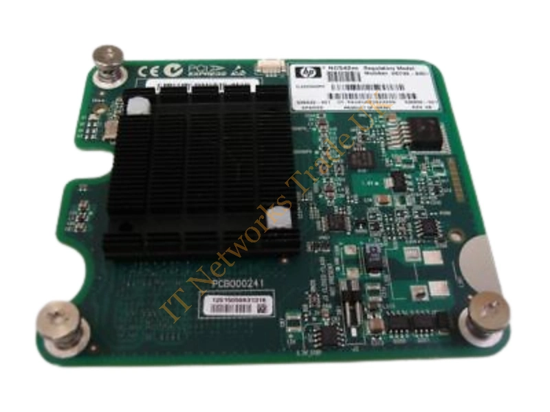 539933-001 HP NC542M PCI-Express Dual Port Flex-10 10GbE Mezzanine Gigabit Ethernet Server Adapter for HP ProLiant c-Class BladeSystem