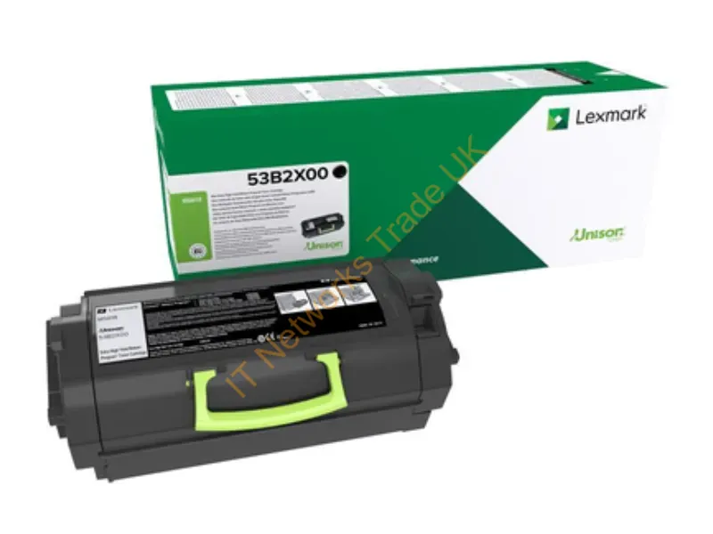 53B2X00 - Lexmark 53B2X00 Toner black, 45K pages Accessory
