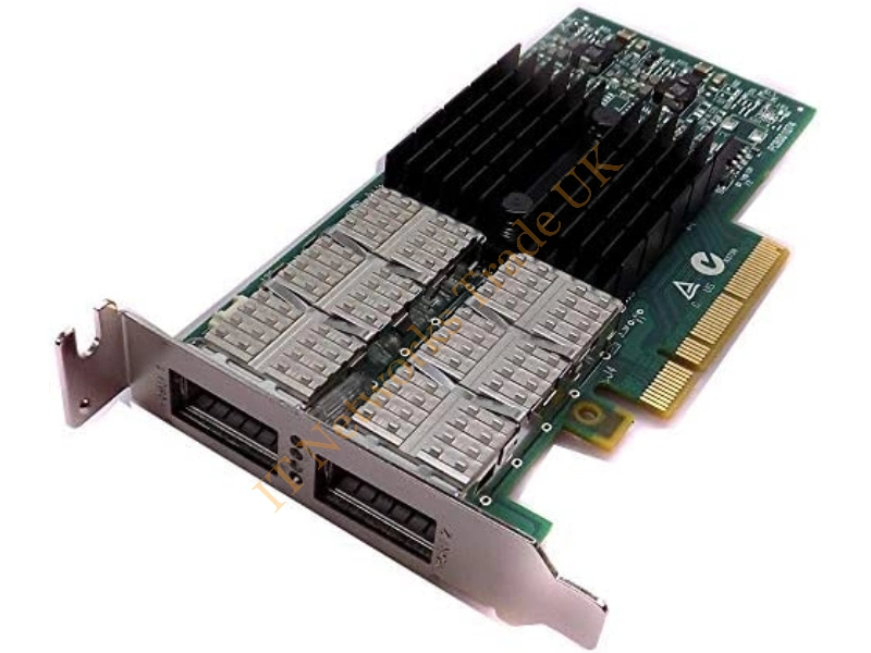 540-BBOZ Dell Mellanox ConnectX-3 Dual Port 40GbE QSFP+ PCI-Express Low Profile Network Adapter