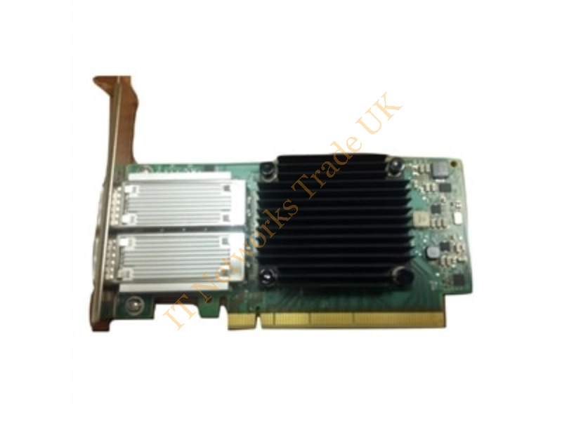 540-BBQH Dell Mellanox ConnectX-4 Dual-Port 100GbE QSFP28 PCI Express 3.0 X16 Network Interface Card