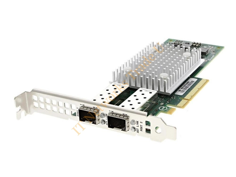 540-BBYK Dell Qlogic QL41112 Dual Port 10Gb SFP+ Converged Network Adapter