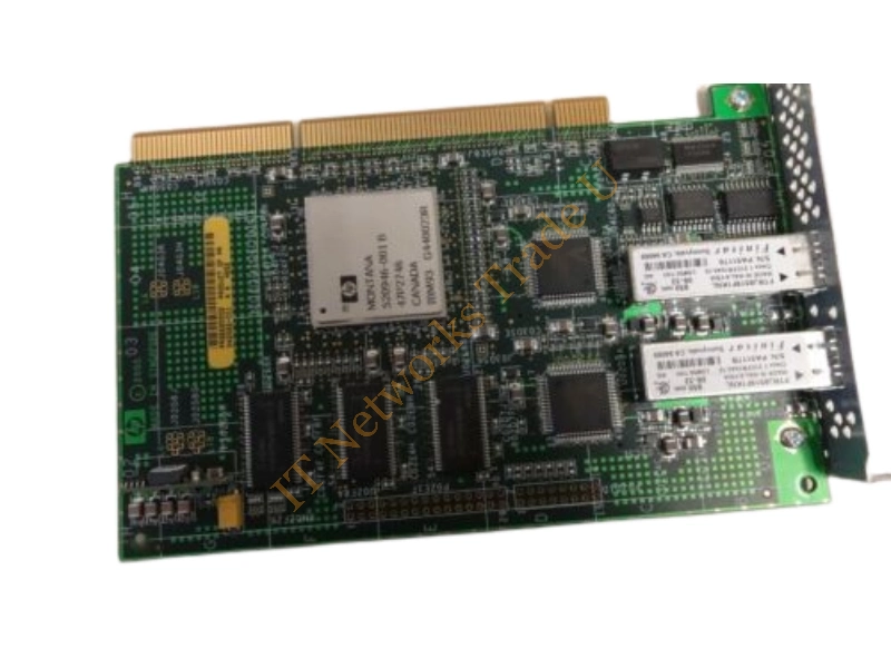 542582-001 HP Dual Port Fibre Channel 4Gb/s PCI-X Host Bus Adapter with Standard Bracket Card Fiber Channel Controller
