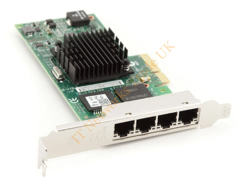543-BBCC Dell i350 Quad Port PCI-Express GigaBit Ethernet X 4 Network Adapter for PowerEdge M420 M520 M620