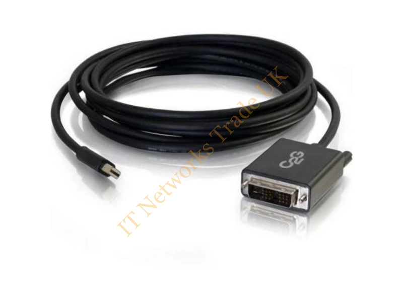54335 Cable to Go 6ft Mini DisplayPort to Single Link DVI-D Adapter Cable USB Display Adapter
